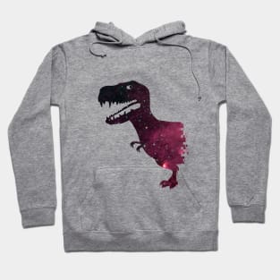 T-rex - magenta stars Hoodie